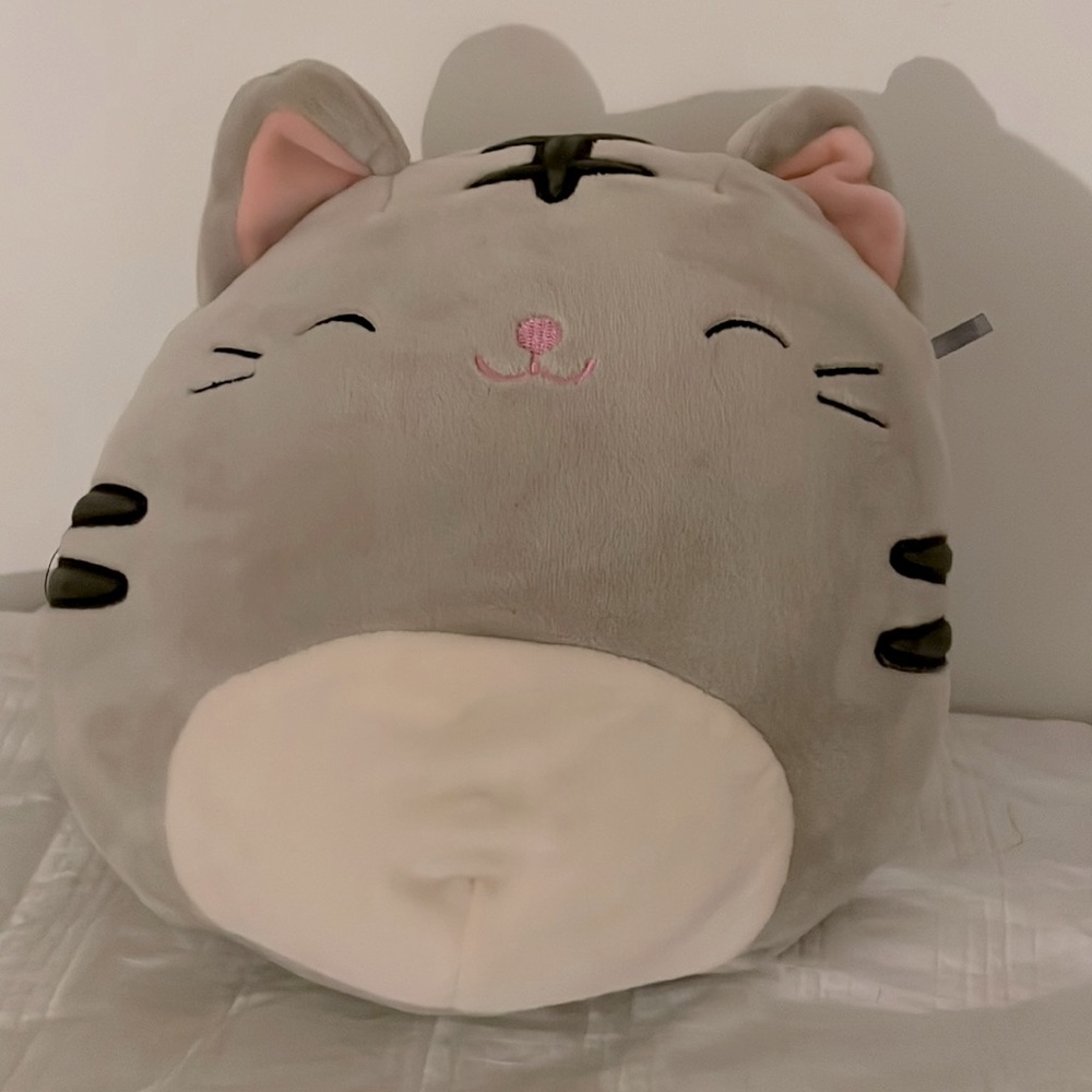 Gray cat squishmallow